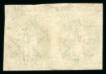 Stamp of Australia » South Australia 1855 1d dark green, imperforate, watermark large star,