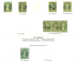 Stamp of Australia » Tasmania 1857-1869, 2d imperforate watermark numeral, used,/unused,
