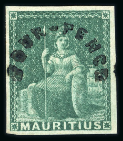 Stamp of Mauritius » 1858-62 Britannia Issues (SG 26-35) 1858, undenominated Britannia issue, imperforate, no