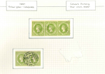 Stamp of Australia » Victoria 1857, 1d yellow-green, imperforate, watermark large star, collection