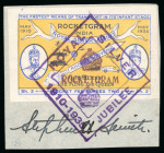 Stamp of India » 1855-1946 De La Rue and later Crown Colony Issues 1935-1972 Stephen Smith six rocketgrams postmarked