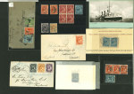 Stamp of Nigerias » Niger Coast Protectorate Collection: Balance group of covers, fronts and cancels with the 1894 (Jan), 1894 (May) and 1897-98 issues