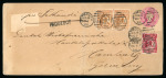 Stamp of Nigerias » Niger Coast Protectorate Collection: Balance group of covers, fronts and cancels with the 1894 (Jan), 1894 (May) and 1897-98 issues