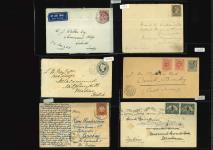 Stamp of India » Collections, Lots etc. 1890-1941, India incoming mail, incl. 1890 The Hague