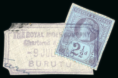 Stamp of Nigerias » Niger Coast Protectorate Collection: Accumulation of Niger Company Territories cancels from Burutu and Akassa