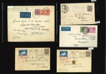 Stamp of India » Collections, Lots etc. 1919-1937, KGV group of 30 letters and postcards sent