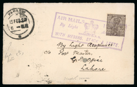 Stamp of India » Collections, Lots etc. 1919-1937, KGV group of 30 letters and postcards sent