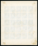 Stamp of Mauritius » 1858-62 Britannia Issues (SG 26-35) Forgeries: 1863 Spiro forgeries, pair of complete sheets