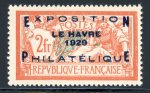 Stamp of France » Émissions à partir de 1900 1929, Merson surchargé Y&T n°257A, Exposition Philatélique