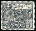 Stamp of Great Britain » Collections 1887-1970s, Mint collection in two stockbooks, incl. better early stamps and sets