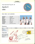 Stamp of Thematics » Space Space : USA  APOLLO 9 special collection