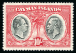Stamp of Cayman Islands 1900-65, collection mounted on album pages