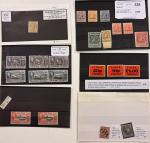 Stamp of Falkland Islands 1869-1960s, interesting mix of material incl. cut-outs of both the 1869-76 boxed and circular franks