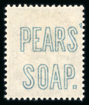Stamp of Great Britain » 1855-1900 Surface Printed » 1887-1900 Jubilee Issue & 1891 £1 Green 1887 Jubilee 1/2d vermilion and 1881 1d lilac with "PEARS' SOAP" underprints in orange and blue respectively,