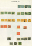 Stamp of Indian States » Faridkot Interesting collection of reprints and forgeries on