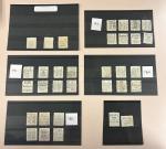 Stamp of New Zealand 1893 advertising underprints collection of 1'500+ stamps, some organised on stockpages and other in dealer packets