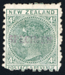 Stamp of New Zealand 1893 advertising underprints collection of 1'500+ stamps, some organised on stockpages and other in dealer packets
