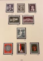 Stamp of Austria Austria, 1959-81, Colln. in 3 beautiful homemade albums, noted 2 plate errors
