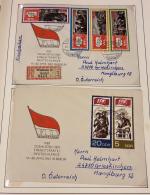 Stamp of Germany 1947-1990 Germany (Bund & GDR) colln. of used Bund and GDR cover colln.(FDC'S)