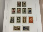 Stamp of France » Collections 1849-1999, dans cinq reliures Davo belle collection neufs/oblitérés