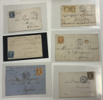 Stamp of France » Lettres Classiques Collections 1791-1952, Ensemble varié de 38 lettres anciennes et