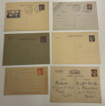 Stamp of France » Collections 1904-1940, lot d'environ 60 entiers postaux au format