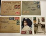 Stamp of France » Collections 1924, lot de 60 lettres et cartes toutes affranchies