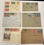 Stamp of France » Collections 1924, lot de 60 lettres et cartes toutes affranchies