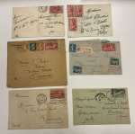 Stamp of France » Collections 1924, lot de 60 lettres et cartes toutes affranchies