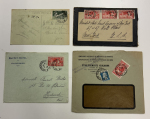 Stamp of France » Collections 1924, lot de 60 lettres et cartes toutes affranchies