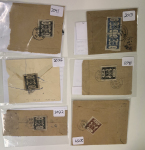 Stamp of Indian States » Bundi 1914  Bundi Cow issues used on covers. A lot of 32