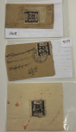 Stamp of Indian States » Bundi 1914  Bundi Cow issues used on covers. A lot of 32