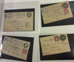 Stamp of Ireland » Postal Stationery 1923-1936 Registered envelopes including three GB 5d