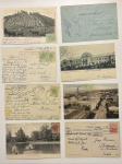 Stamp of Romania » Collections, Lots etc. 1900s picture postcard used accumulation
