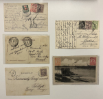 Stamp of Romania » Collections, Lots etc. 1900s picture postcard used accumulation