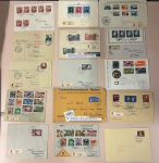 Stamp of Liechtenstein Liechtenstein 1920-63 Accumulation of mostly covers or cards, noted diverse medium better ones, etc.