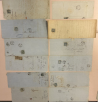 Stamp of Switzerland / Schweiz » Sammlungen Guter Posten ab Rayon I dunkelblau ohne KE