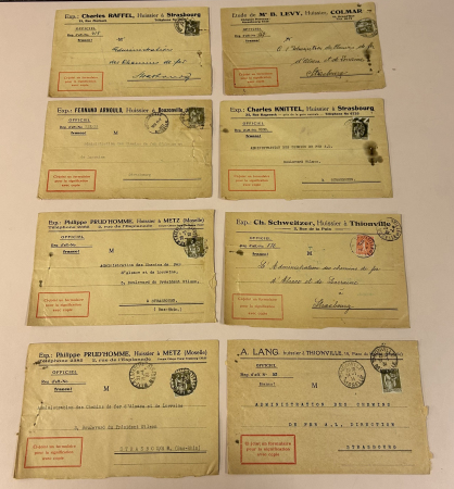Stamp of France » Collections 1925-1934, Alsace-Lorraine, Archive de plus de 150