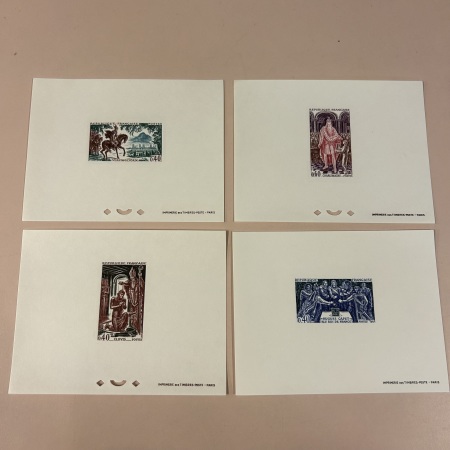 Stamp of France » Collections 1972-1983, énorme lot de plus de 550 épreuves de luxe de France