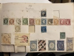 Stamp of Large Lots and Collections All World : 1840-1970. in a large box thousands of