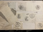 Stamp of Large Lots and Collections All World : 1840-1970. in a large box thousands of