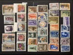 Stamp of Large Lots and Collections All World : 1840-1970. in a large box thousands of