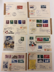 Stamp of Switzerland / Schweiz » Sammlungen Kleiner Posten mit vielen FDC Vorderseiten