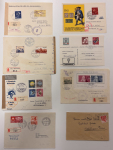 Stamp of Switzerland / Schweiz » Sammlungen Kleiner Posten mit vielen FDC Vorderseiten