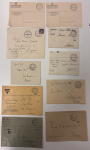 Stamp of Switzerland / Schweiz » Sammlungen Posten mit ca. 50 Feldpost-Briefen, alle mit schwarzem Portofreiheitsstempel « Camp militaire d’internement »