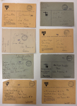 Stamp of Switzerland / Schweiz » Sammlungen Posten mit ca. 50 Feldpost-Briefen, alle mit schwarzem Portofreiheitsstempel « Camp militaire d’internement »