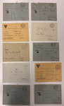 Stamp of Switzerland / Schweiz » Sammlungen Posten mit ca. 50 Feldpost-Briefen, alle mit schwarzem Portofreiheitsstempel « Camp militaire d’internement »