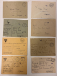 Stamp of Switzerland / Schweiz » Sammlungen Posten mit ca. 50 Feldpost-Briefen, alle mit schwarzem Portofreiheitsstempel « Camp militaire d’internement »
