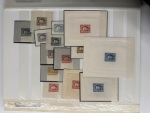 Stamp of Argentina 1889-91, "Sudamericana" Issue, an extraordinary assembly comprising 340+ die proofs and 600 essays