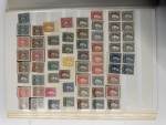 Stamp of Argentina 1889-91, "Sudamericana" Issue, an extraordinary assembly comprising 340+ die proofs and 600 essays